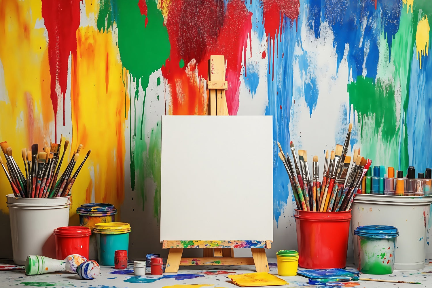 School Picture Backdrop Creative Canvas Moment Backdrop UK BRP57-51