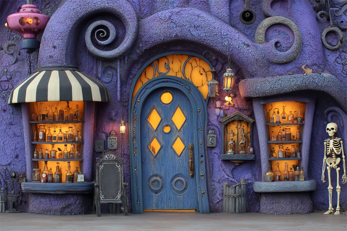 Halloween Backdrops Mystic Elixir Doorway Scene Backdrop UK BRP57-73