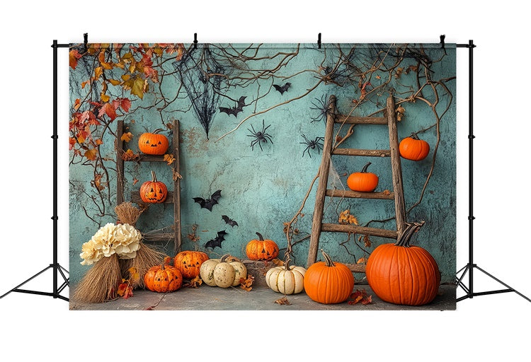 Halloween Wall Backdrop Spooky Vine Pumpkin Backdrop UK BRP57-90
