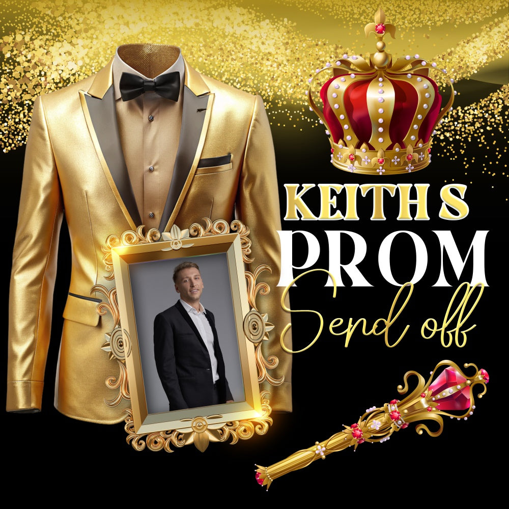 Prom Backdrop Ideas Gold Elegance Personalized Party Graduation Backdrop UK BRP6-155