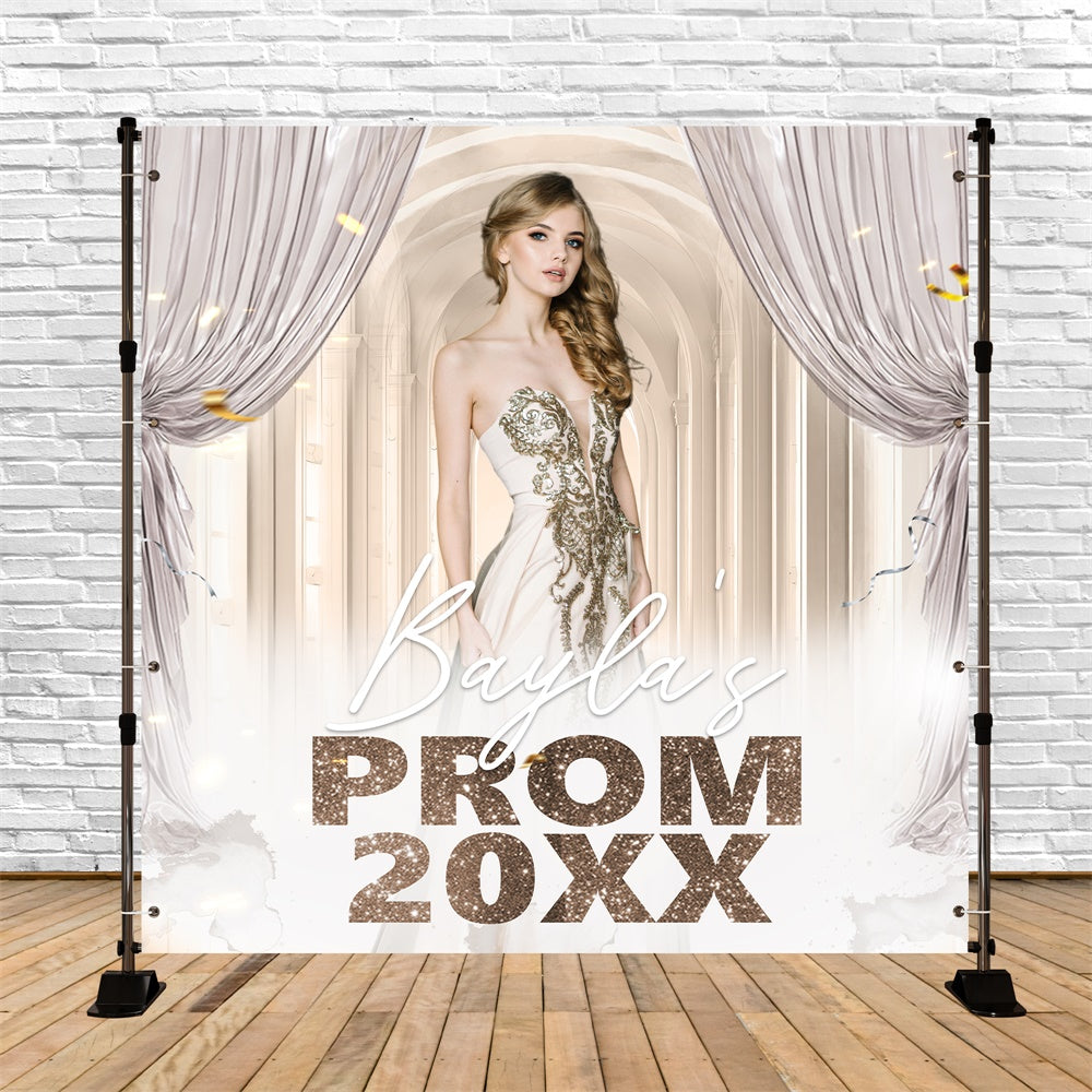 Prom 2025 Backdrop Glamour Archway Custom Party Graduation Backdrop UK BRP6-156
