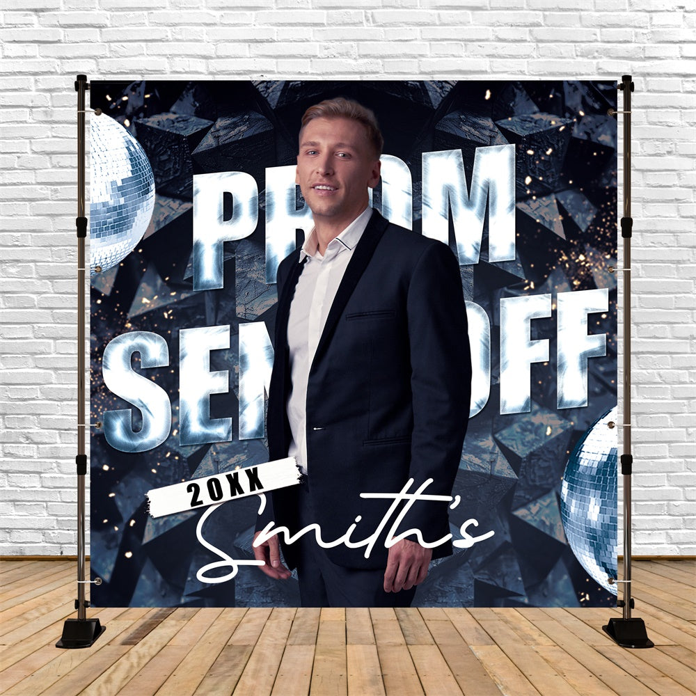 Prom Photo Backdrop Frozen Light Disco Custom Party Graduation Backdrop UK BRP6-160