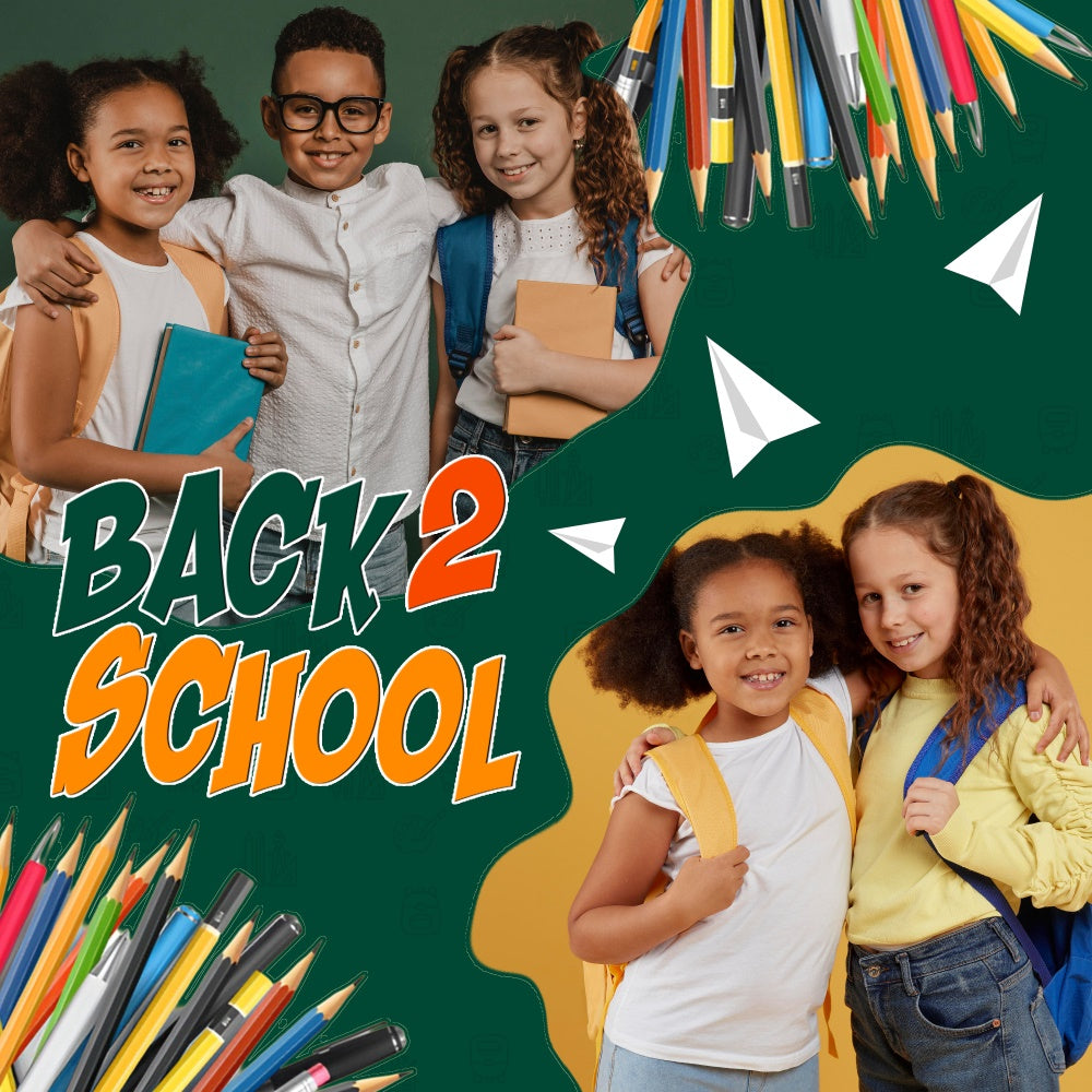 Back To School Photo Backdrop Pencil Party Custom Backdrop UK BRP6-39