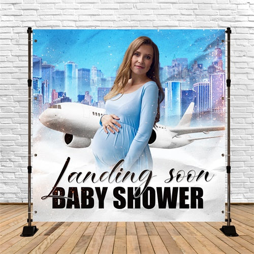 Backdrops For Baby Shower Cloud Journey Customized Backdrop UK BRP6-6
