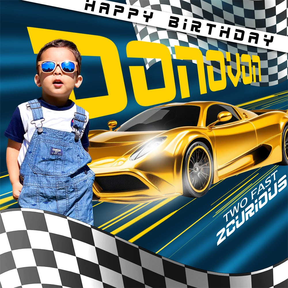 Backdrop Ideas For Birthday Mini Racer Custom Backdrop UK BRP6-78