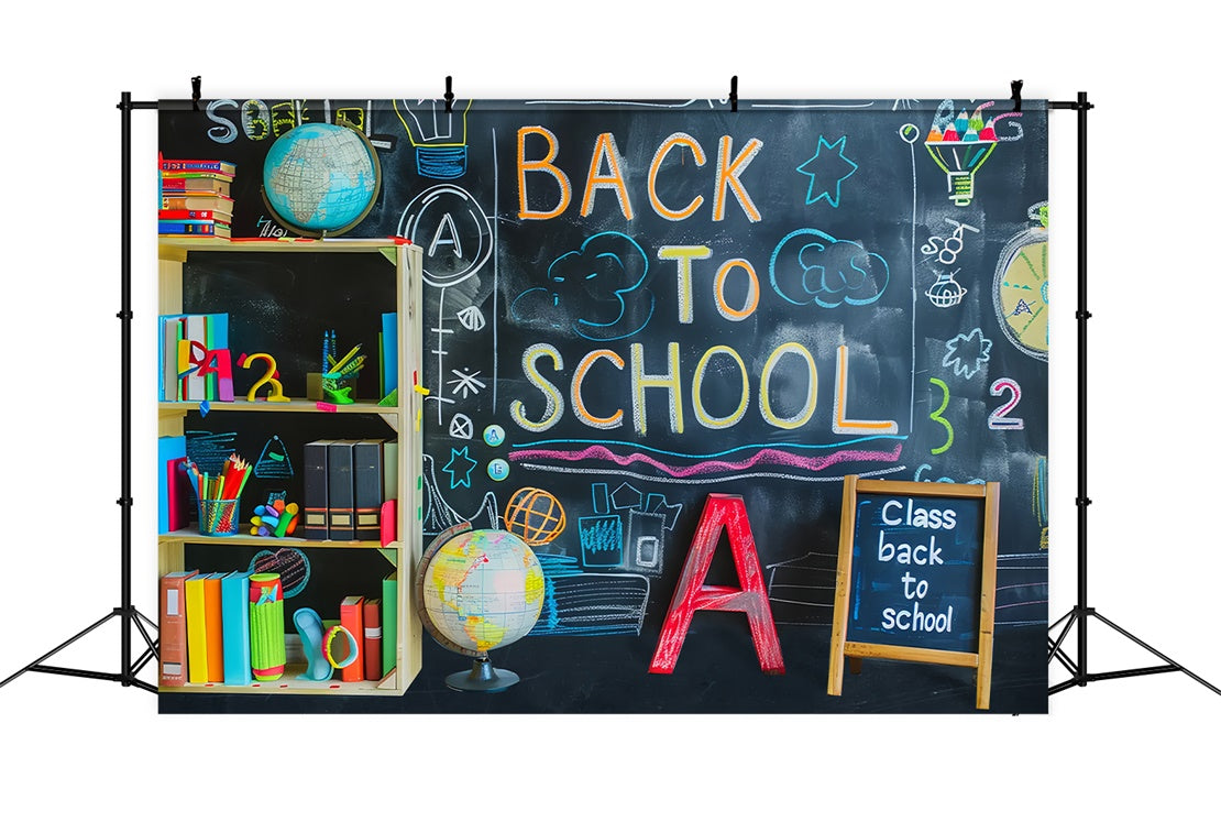 Back to School Time to Study Backdrop UK BRP7-174