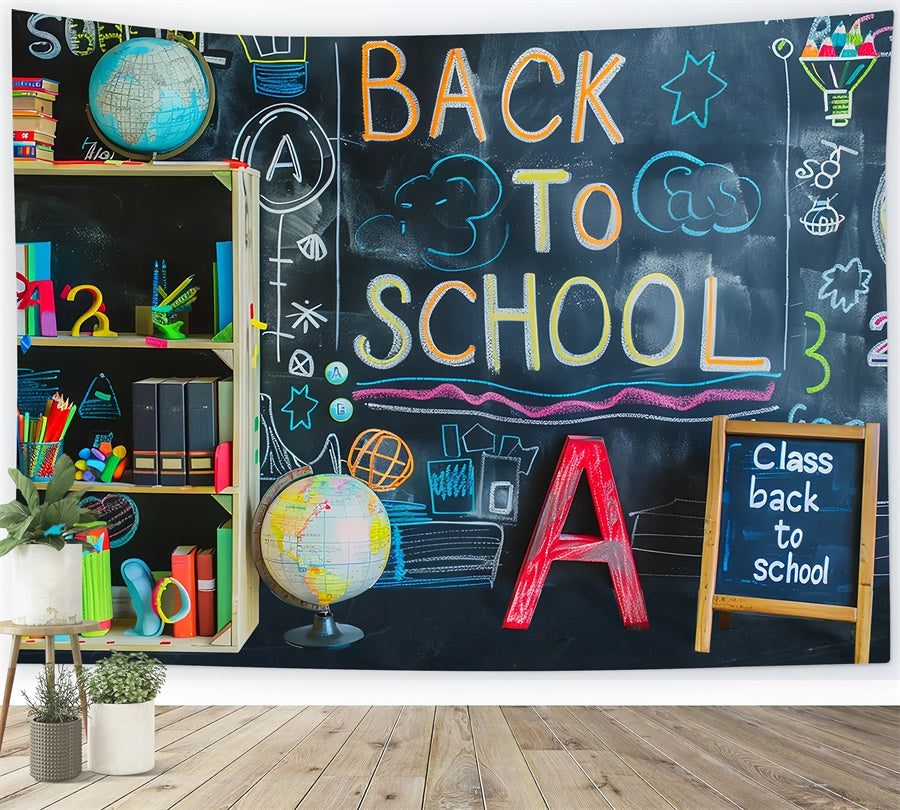 Back to School Time to Study Backdrop UK BRP7-174