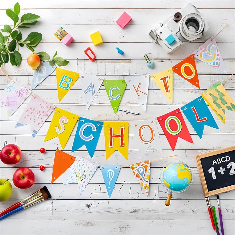 Back to School Teacher Pet Photography Backdrop UK BRP7-179