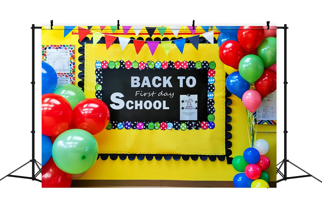 Back to School First Day Photography Backdrop UK BRP7-181