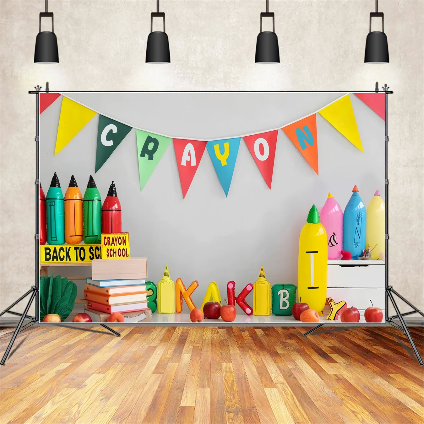 Back to School School Fun Backdrop UK BRP7-188