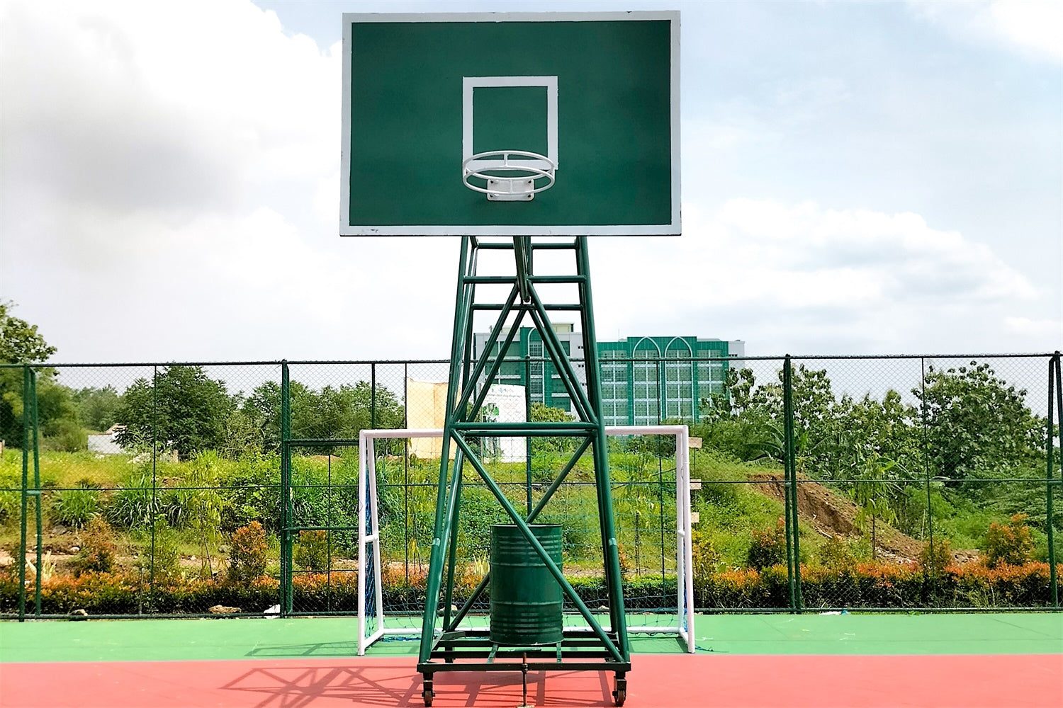 Back to School Half Court Photography Backdrop UK BRP7-46