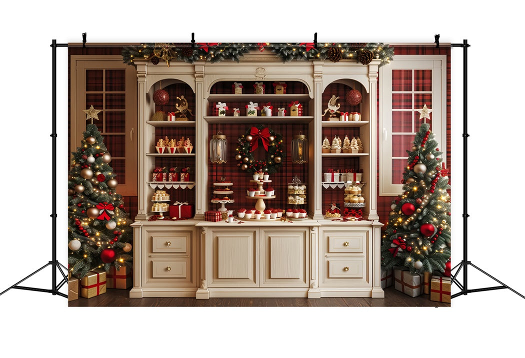 Christmas Classic Confectionery Display Backdrop UK BRP8-21