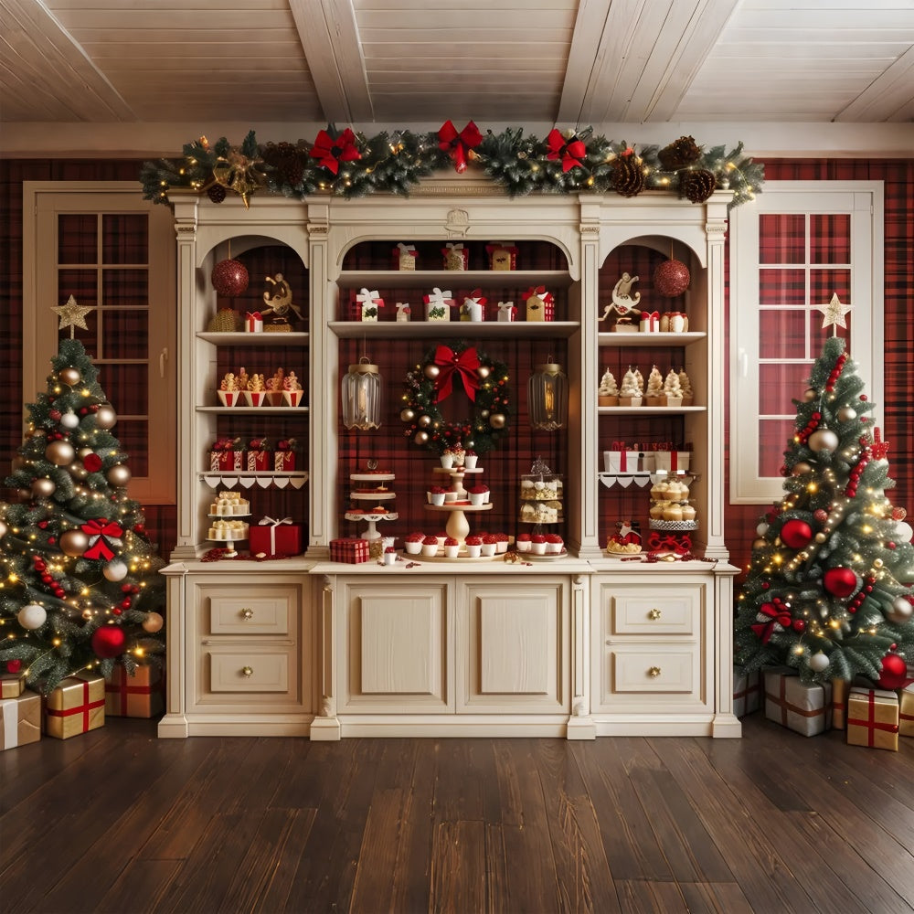 Christmas Classic Confectionery Display Backdrop UK BRP8-21