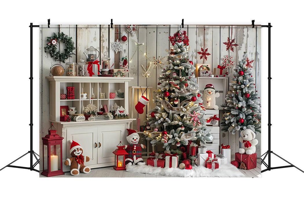 Christmas Cheerful Home Decorations Backdrop UK BRP8-23