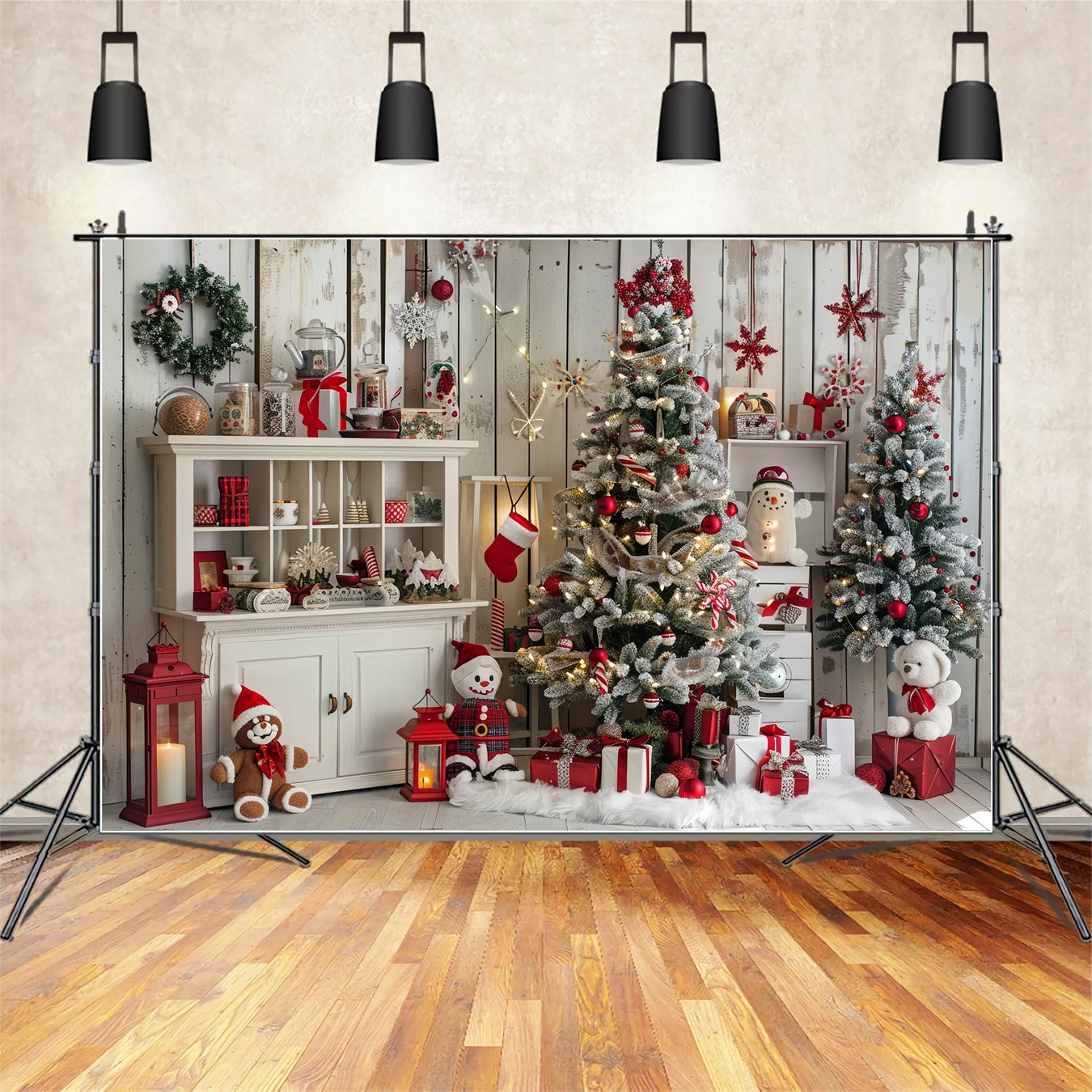 Christmas Cheerful Home Decorations Backdrop UK BRP8-23