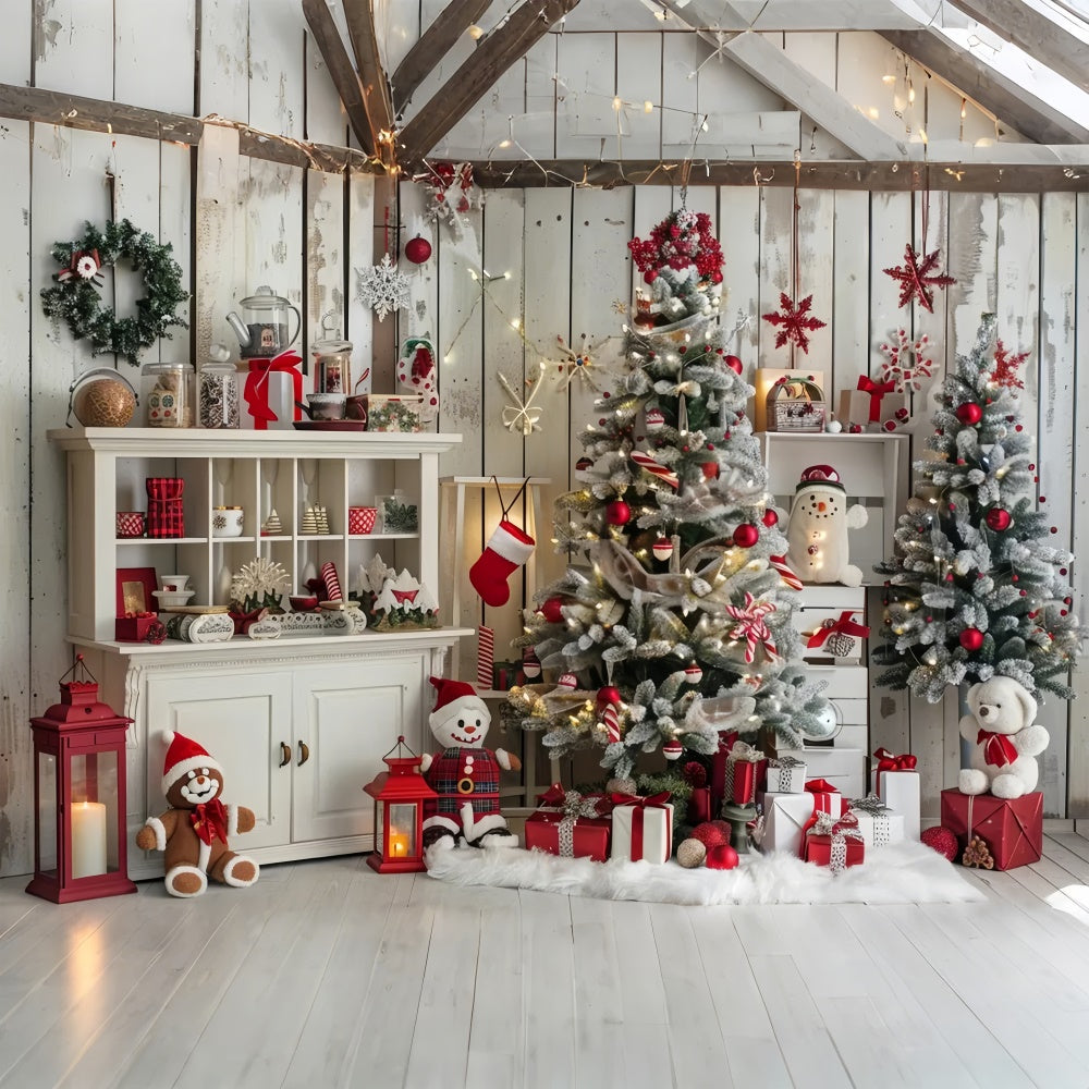 Christmas Cheerful Home Decorations Backdrop UK BRP8-23