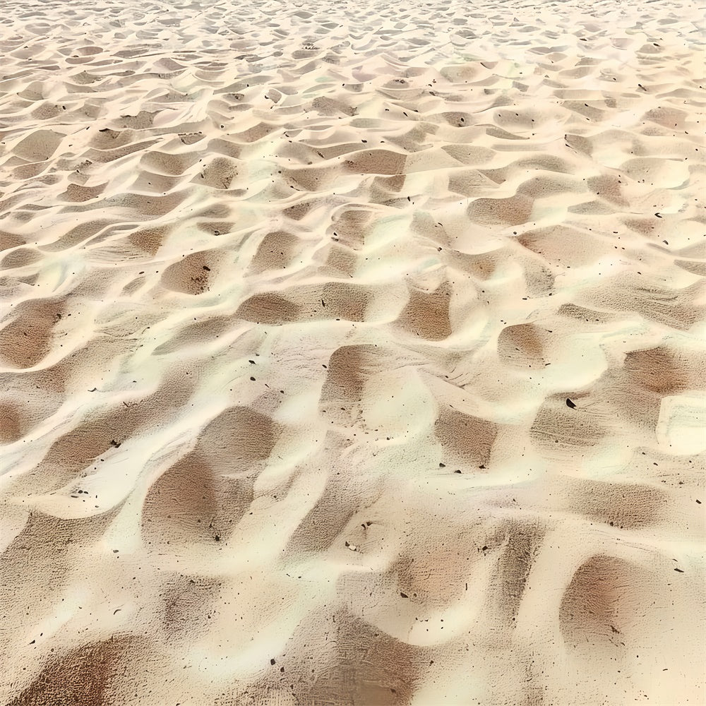 Golden Sand Waves on Beach Floor Backdrop UK BRP8-281