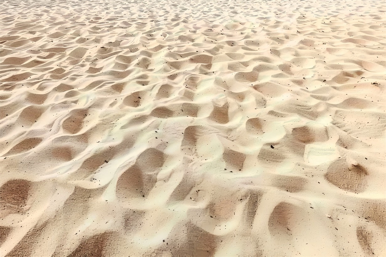 Golden Sand Waves on Beach Floor Backdrop UK BRP8-281