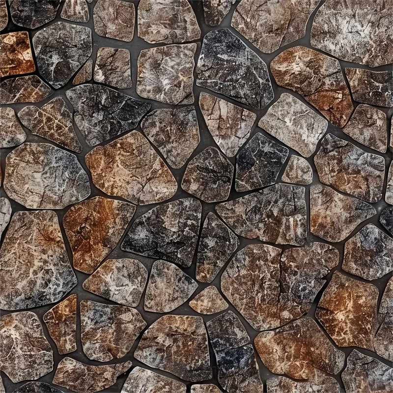 Natural Rocky Textured Stone Floor Backdrop UK BRP8-283