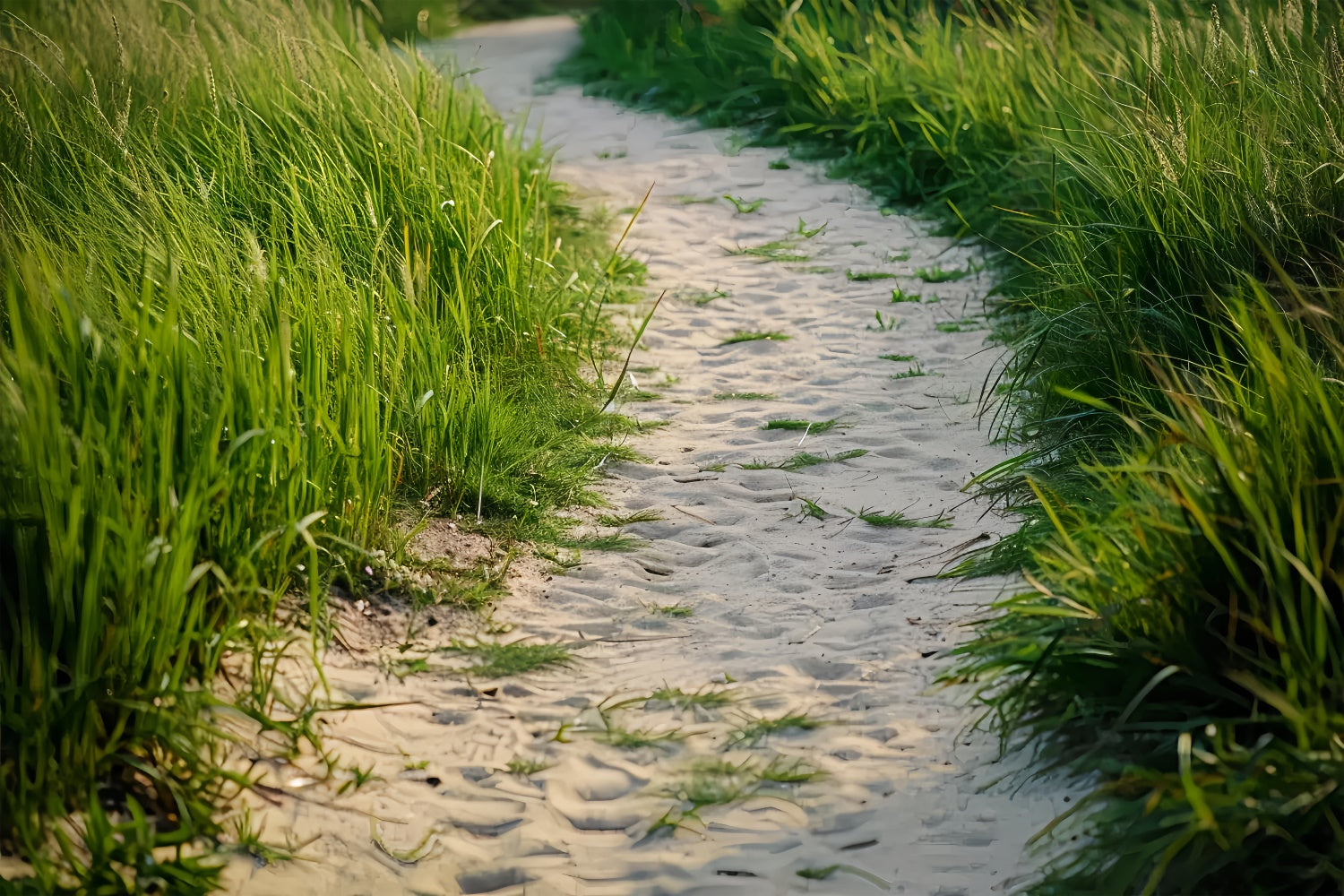 Grass and Sandy Country Trail Floor Backdrop UK BRP8-292