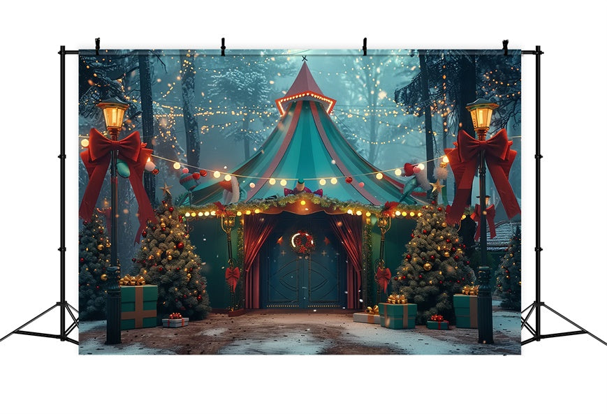 Christmas Enchanted Forest Carnival Backdrop UK BRP8-44