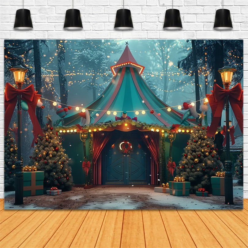 Christmas Enchanted Forest Carnival Backdrop UK BRP8-44