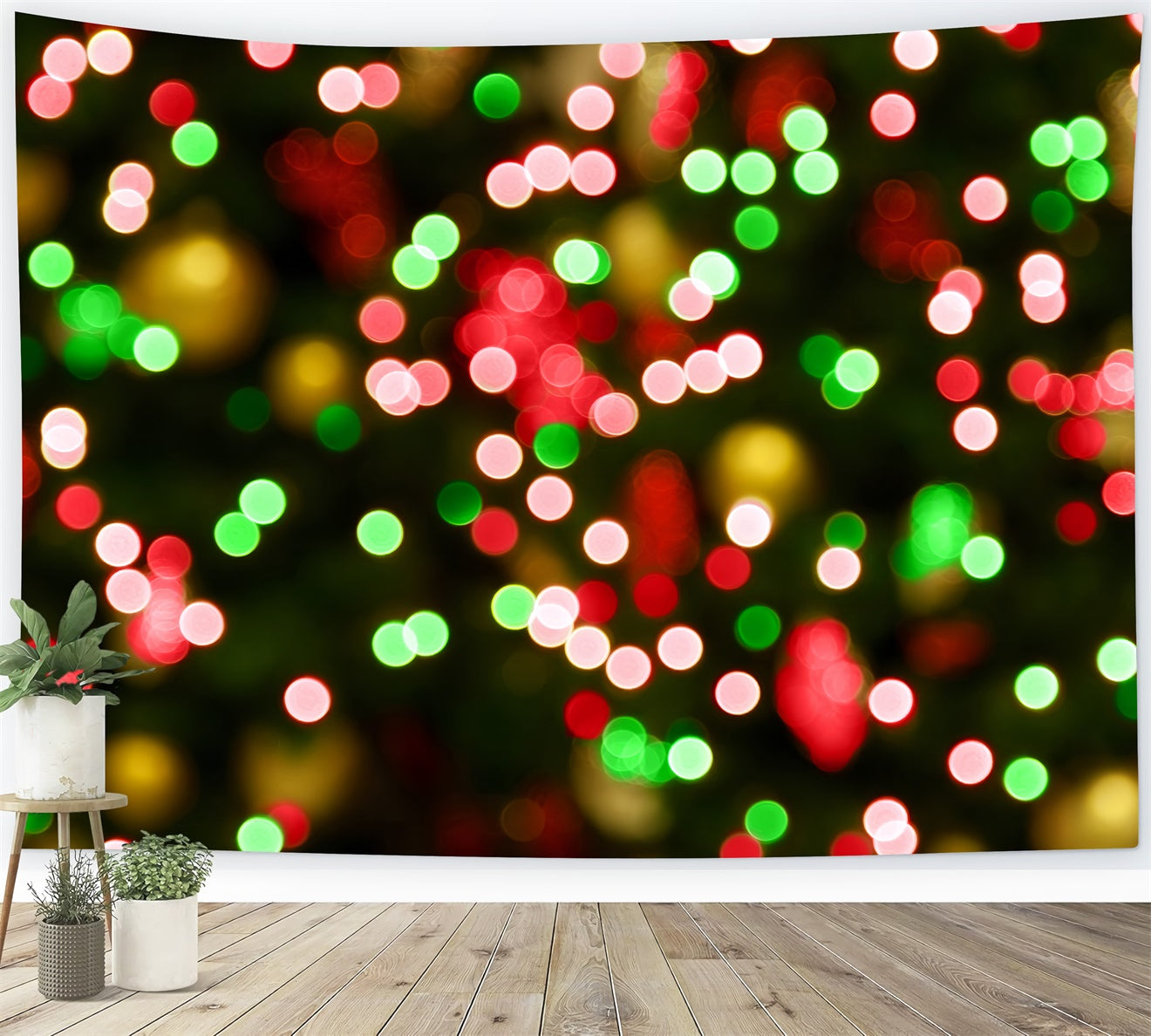 Christmas Colorful Sparkle Bokeh Backdrop UK BRP8-77