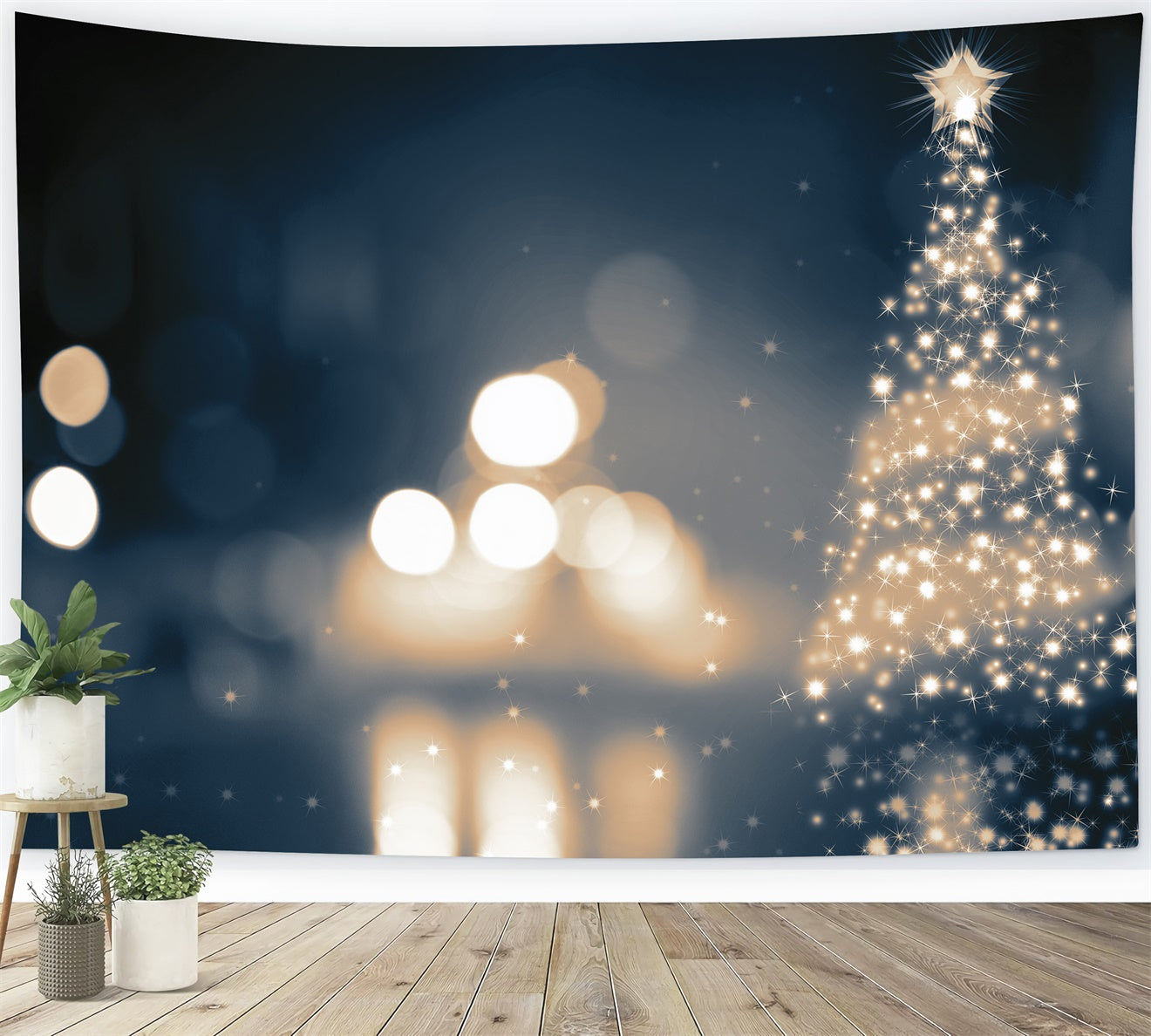 Christmas Magical Light Tree Backdrop UK BRP8-82