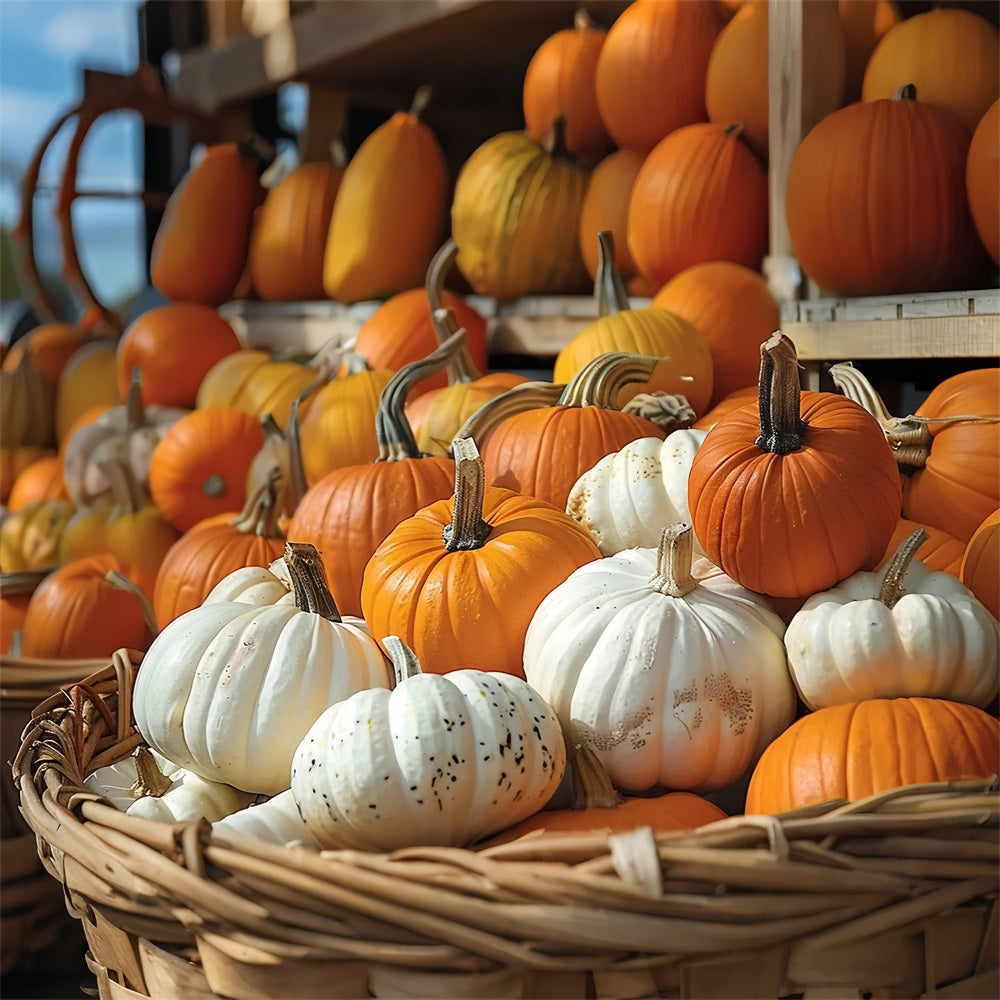 Assorted Autumn Pumpkins Harvest Display UK BRP9-160