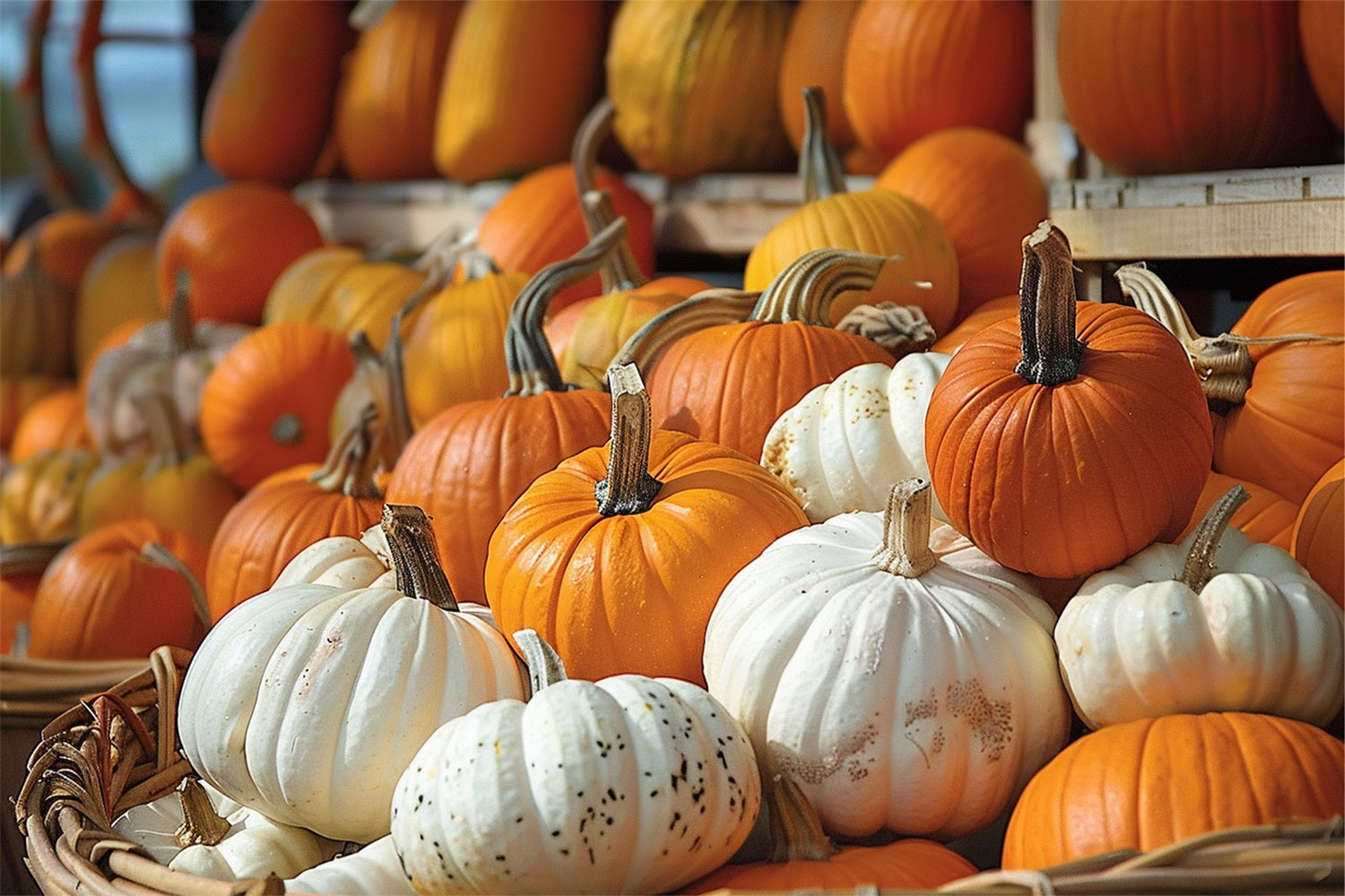 Assorted Autumn Pumpkins Harvest Display UK BRP9-160