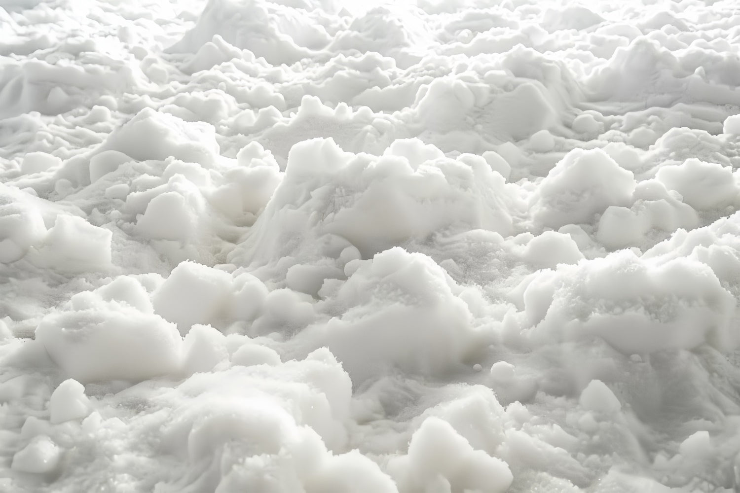 Puffy Winter Snow Mounds Fabric Floor Backdrop BRP9-23