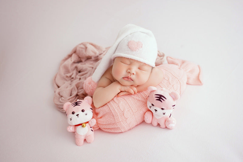 Newborn photography props colorful candy pillow and Heart Sweet Night Hat BZ1 MZ1