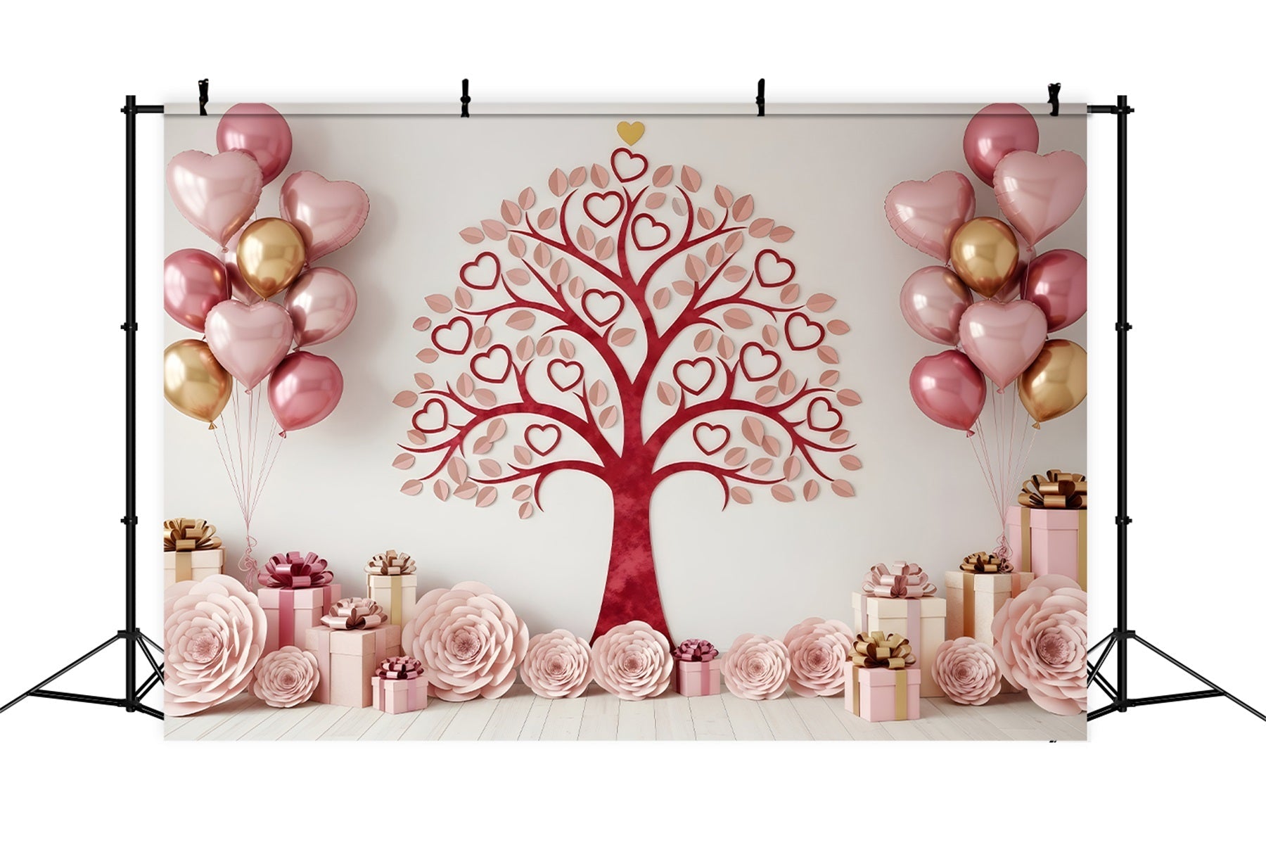Valentines Backdrop Heart Tree Gift Display Valentines Day Backdrop UK By Magali
