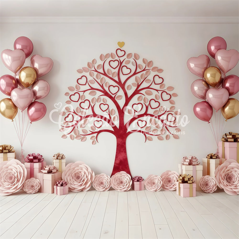 Valentines Backdrop Heart Tree Gift Display Valentines Day Backdrop UK By Magali