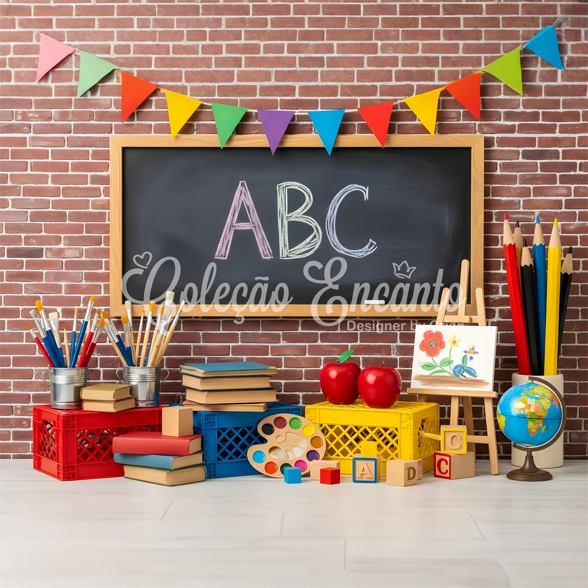 School Photo Backdrops Classroom Art Supplies Chalkboard Photo Backdrop UK By Magali