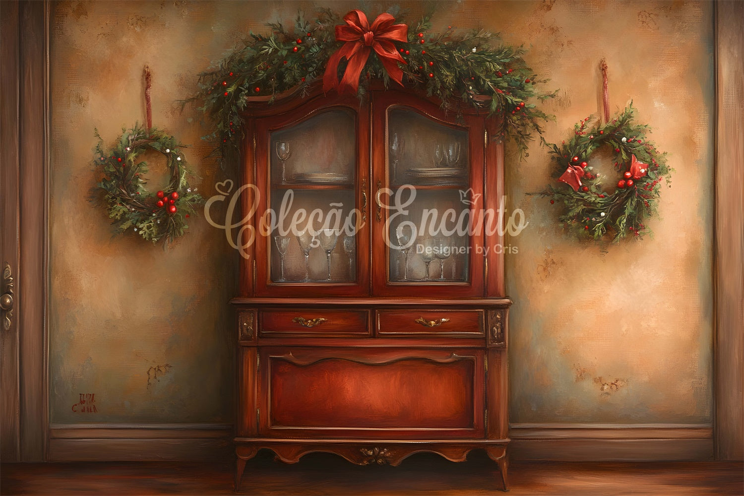 Christmas Backdrop Ideas Interior Holiday Wreaths Backdrop UK By Magali