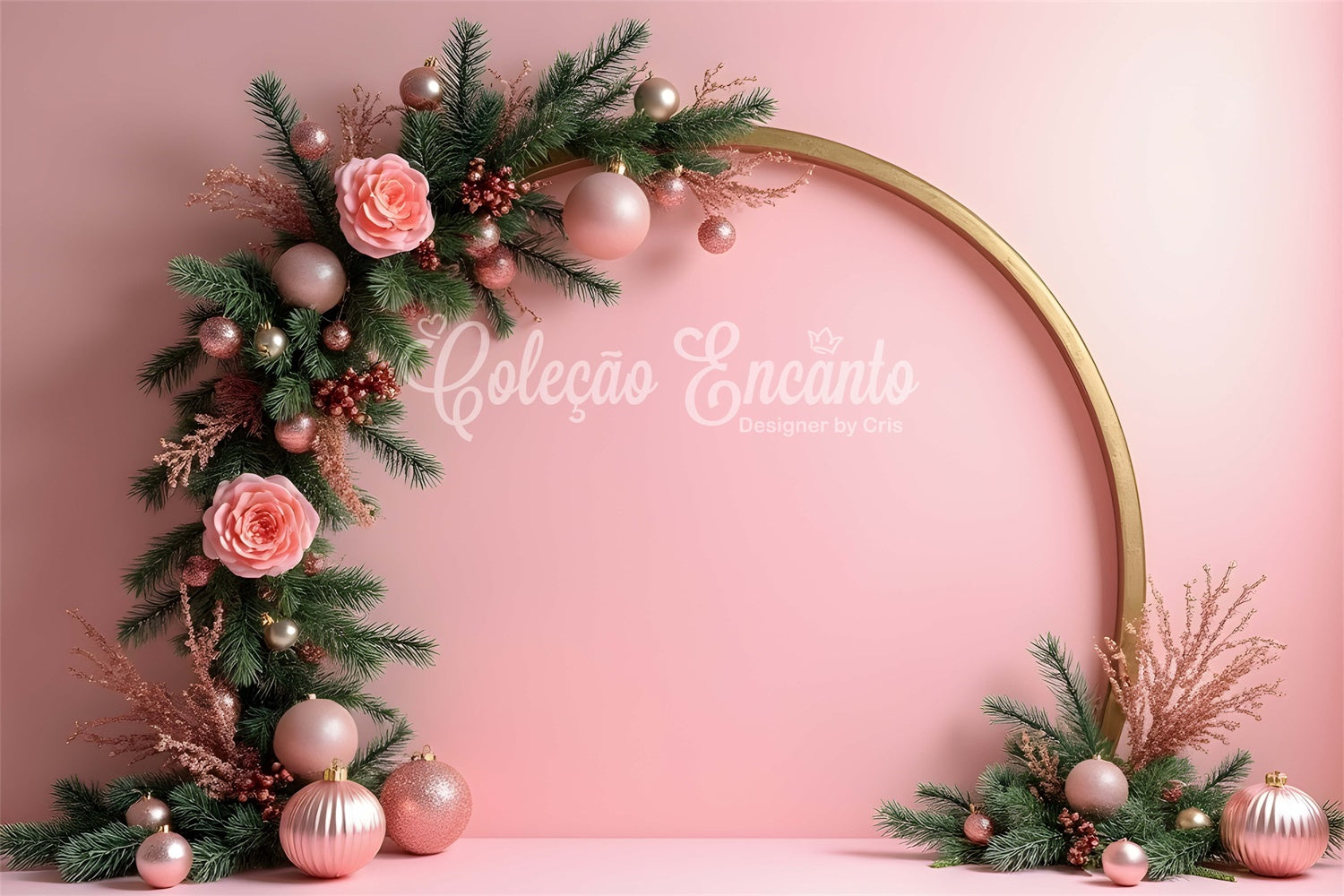 Christmas Backdrop Ideas Rose Arch Pink Theme Backdrop UK By Magali