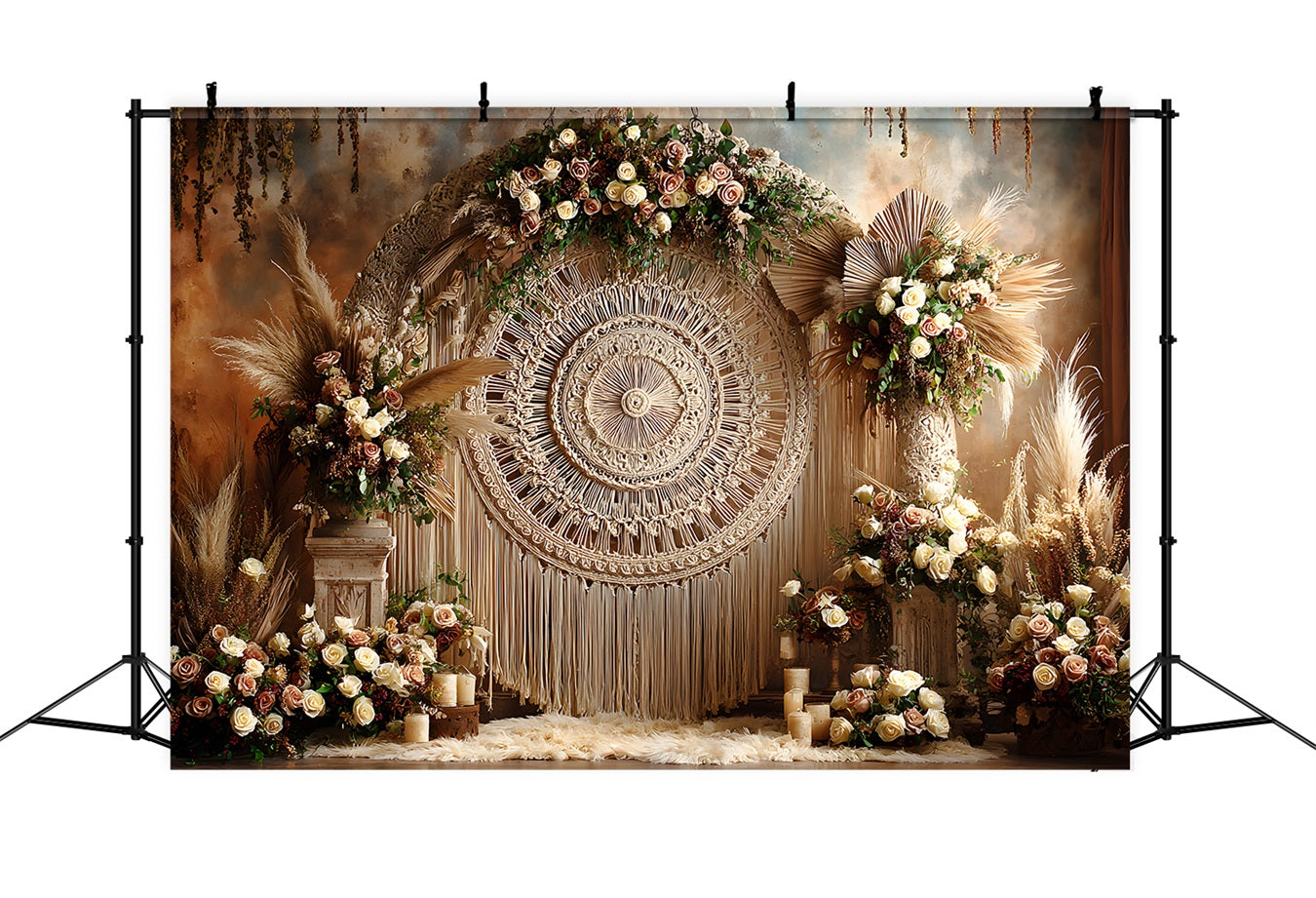 Mother's Day Backdrops Macrame Dream Floral Arrangements Backdrops For Mothers Day UK By Magali