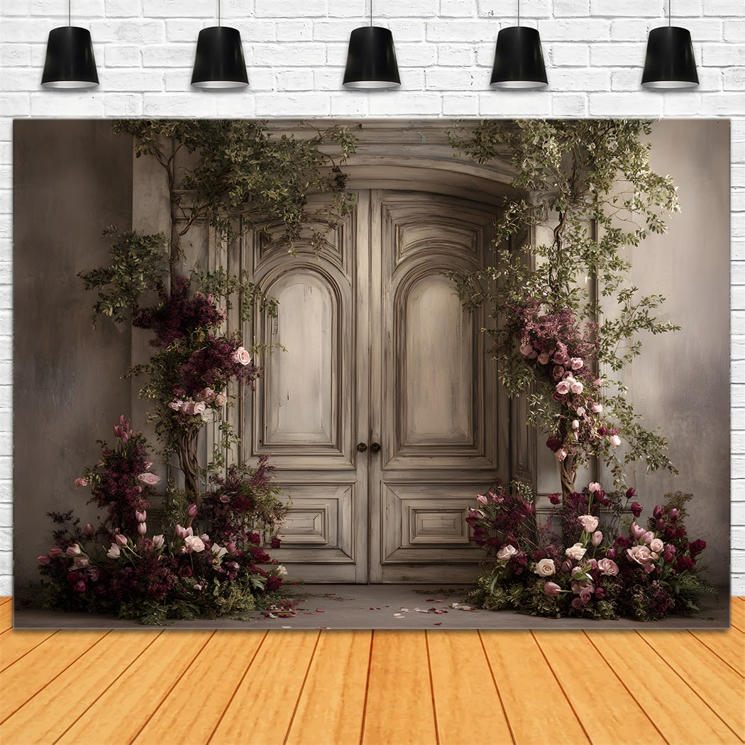 Photo Backdrops For Mothers Day Romantic Floral Doorway Mothers Day Photography Backdrops UK By Magali