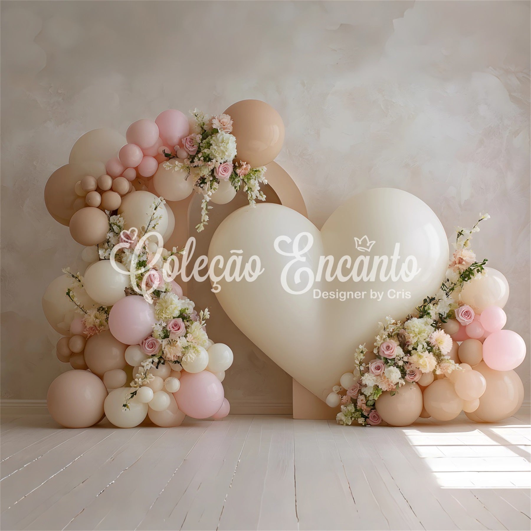 Mothers Day Balloon Backdrop Love Heart Roses Flowers Photo Booth Mothers Day Backdrop UK By Magali
