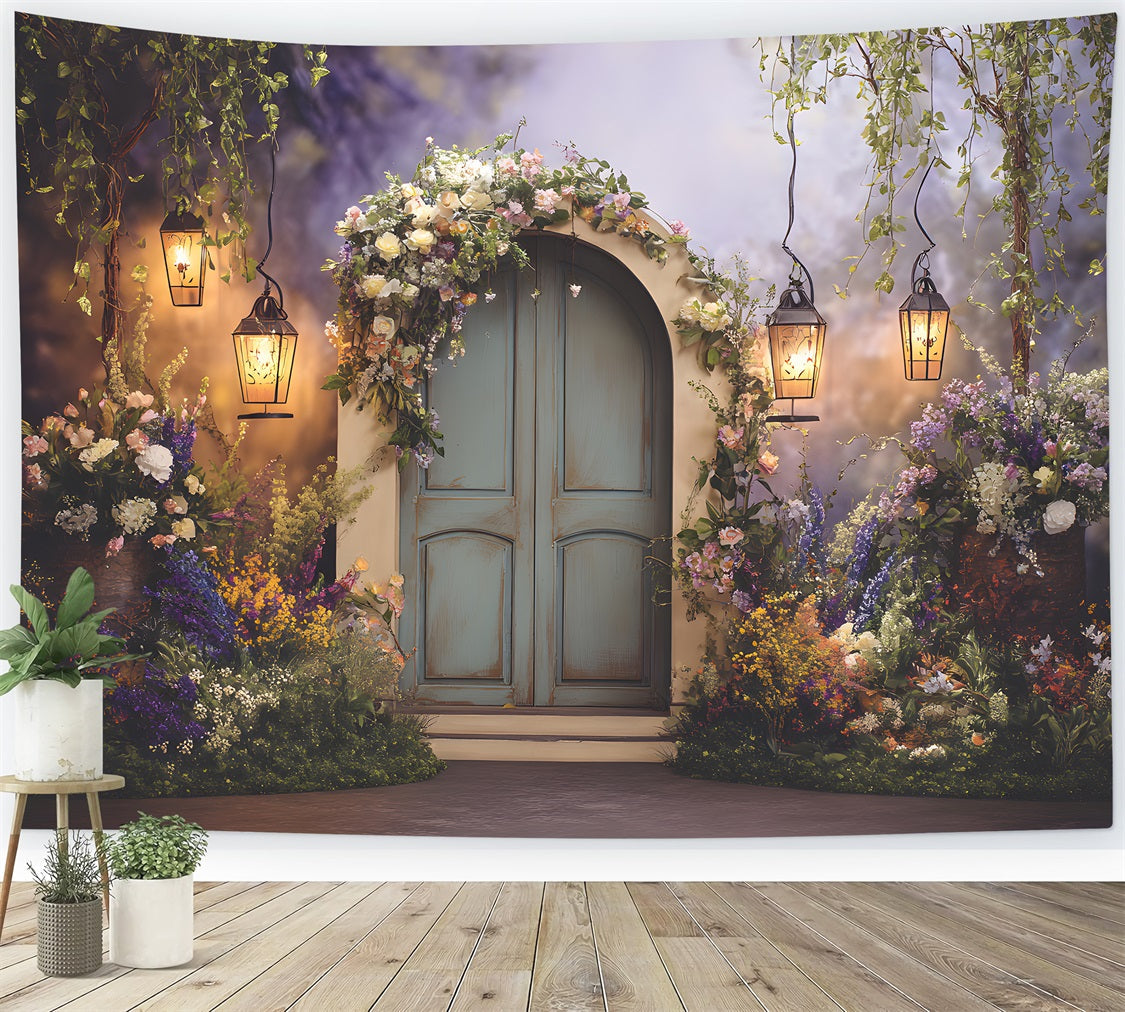 Mothers Day Photoshoot Backdrop Charming Vintage Doorway Mother's Day Picture Backdrop UK By Magali