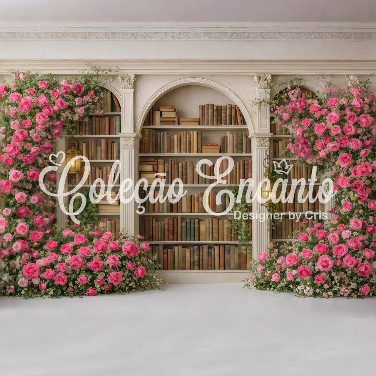 Mother's Day Photo Backdrop Ideas Vintage Rose Library Arch Wall Backdrop For Mothers Day UK By Magali