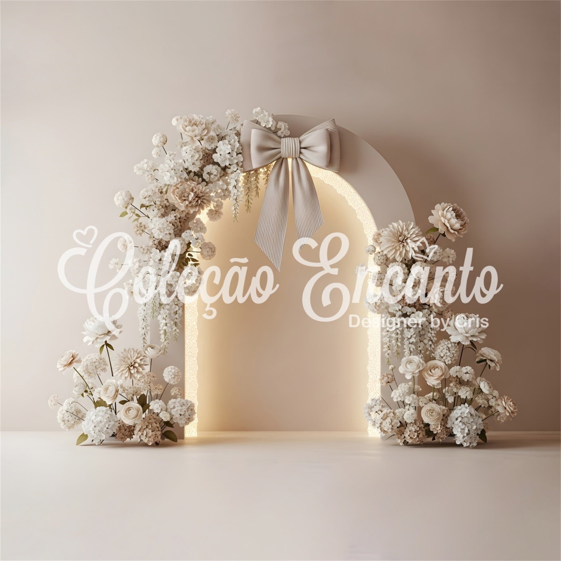 Mothers Day Flower Backdrop Ivory Bow Floral Arch Glow Mothers Day Photo Backdrop Ideas UK By Magali