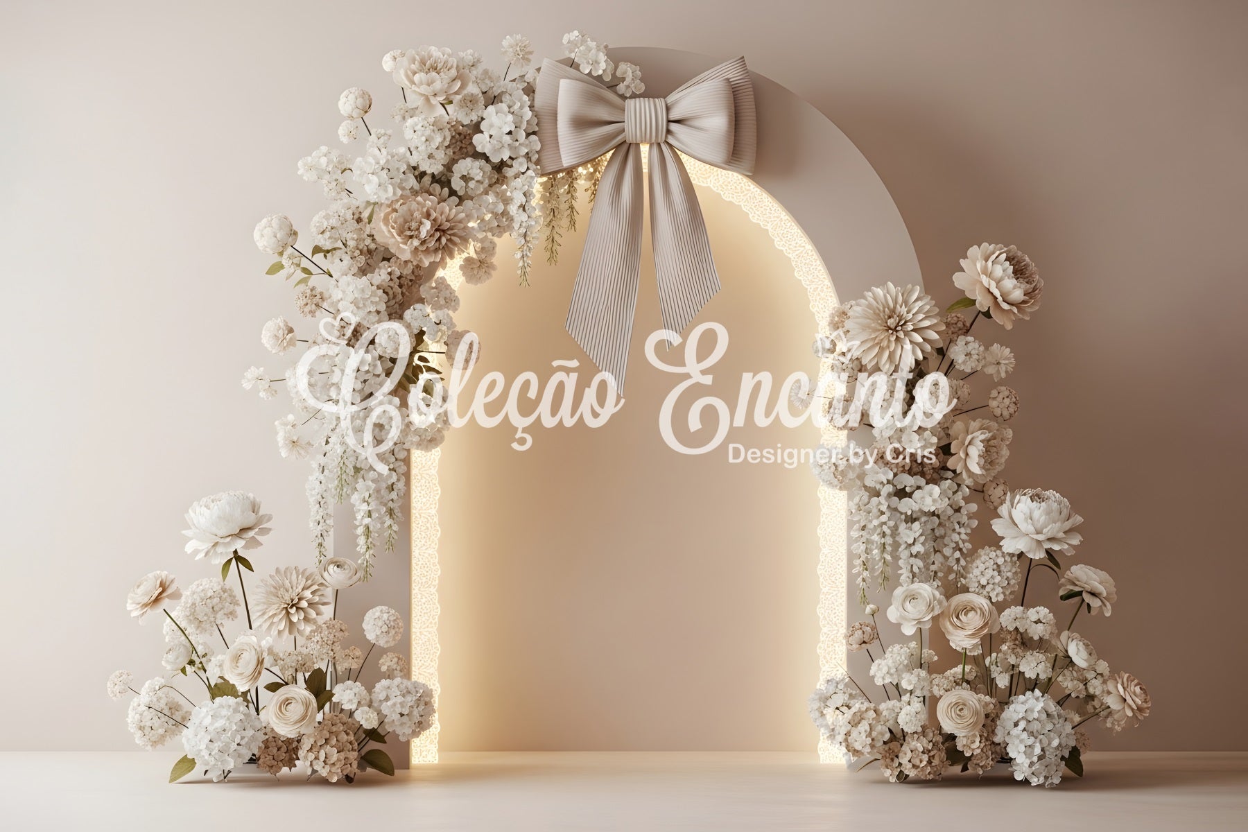 Mothers Day Flower Backdrop Ivory Bow Floral Arch Glow Mothers Day Photo Backdrop Ideas UK By Magali