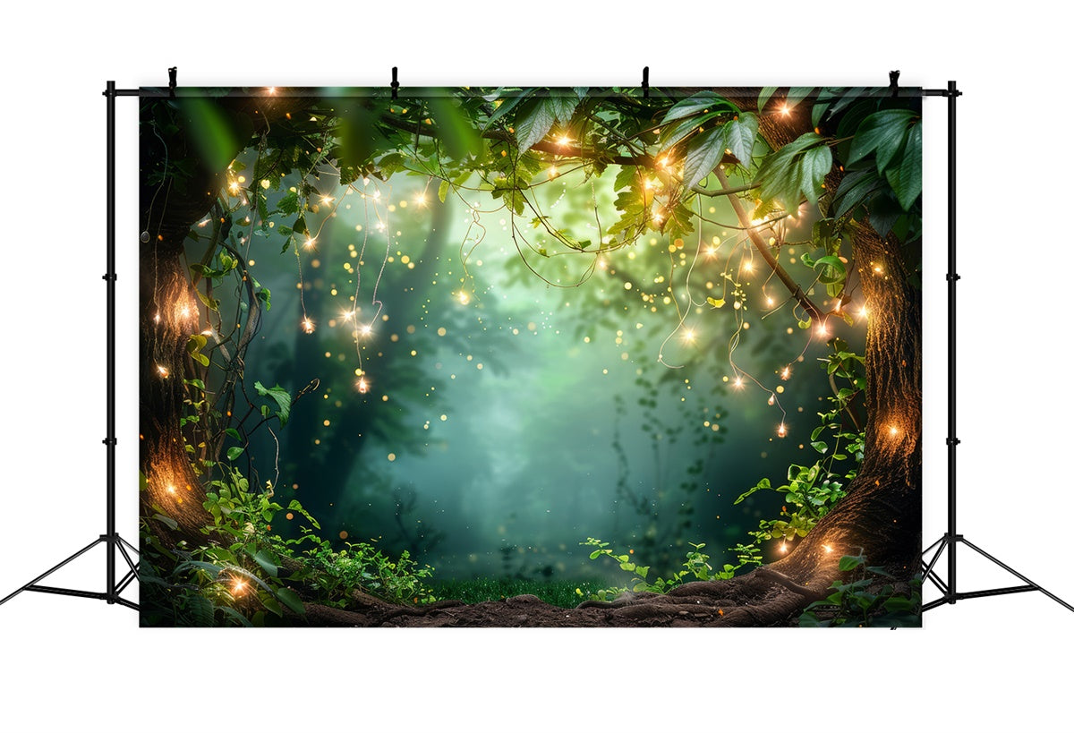 Forest Backdrop Ideas Enchanted Glow Forest Archway Backdrop UK CJJ2-45