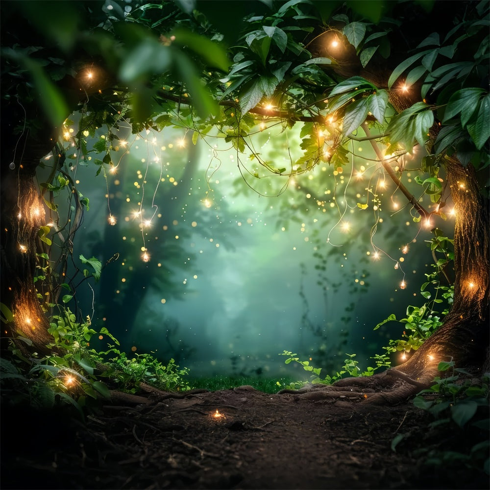 Forest Backdrop Ideas Enchanted Glow Forest Archway Backdrop UK CJJ2-45