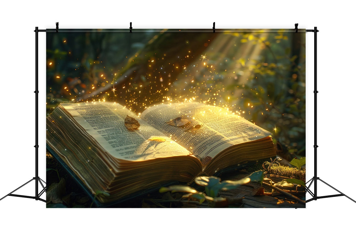 Forest Photo Backdrops Magical Enchanted Book Forest Backdrop UK CJJ2-59