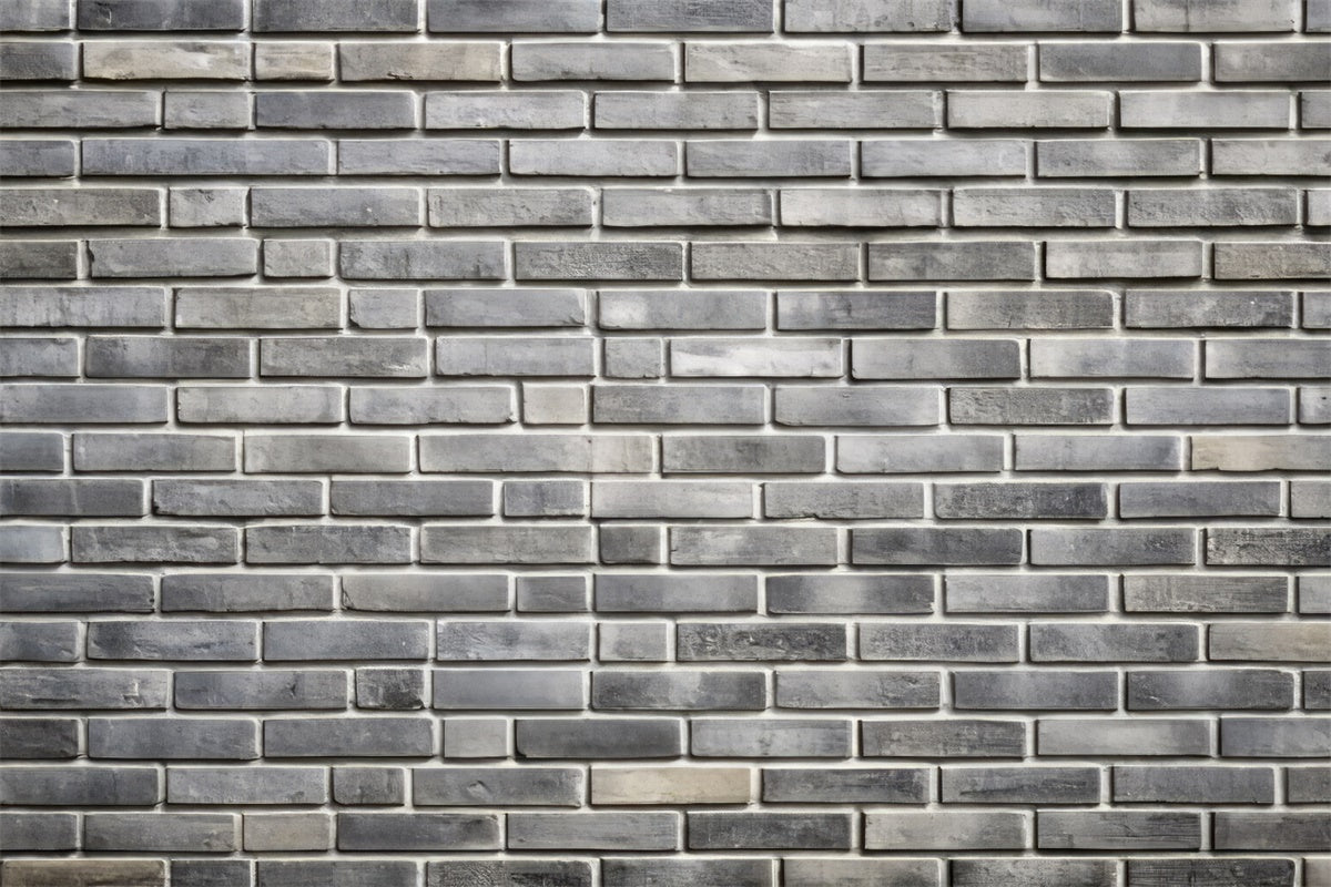 Grey Brick Wall Backdrop Rustic Aged Gray Brick Backdrop UK CJJ3-42