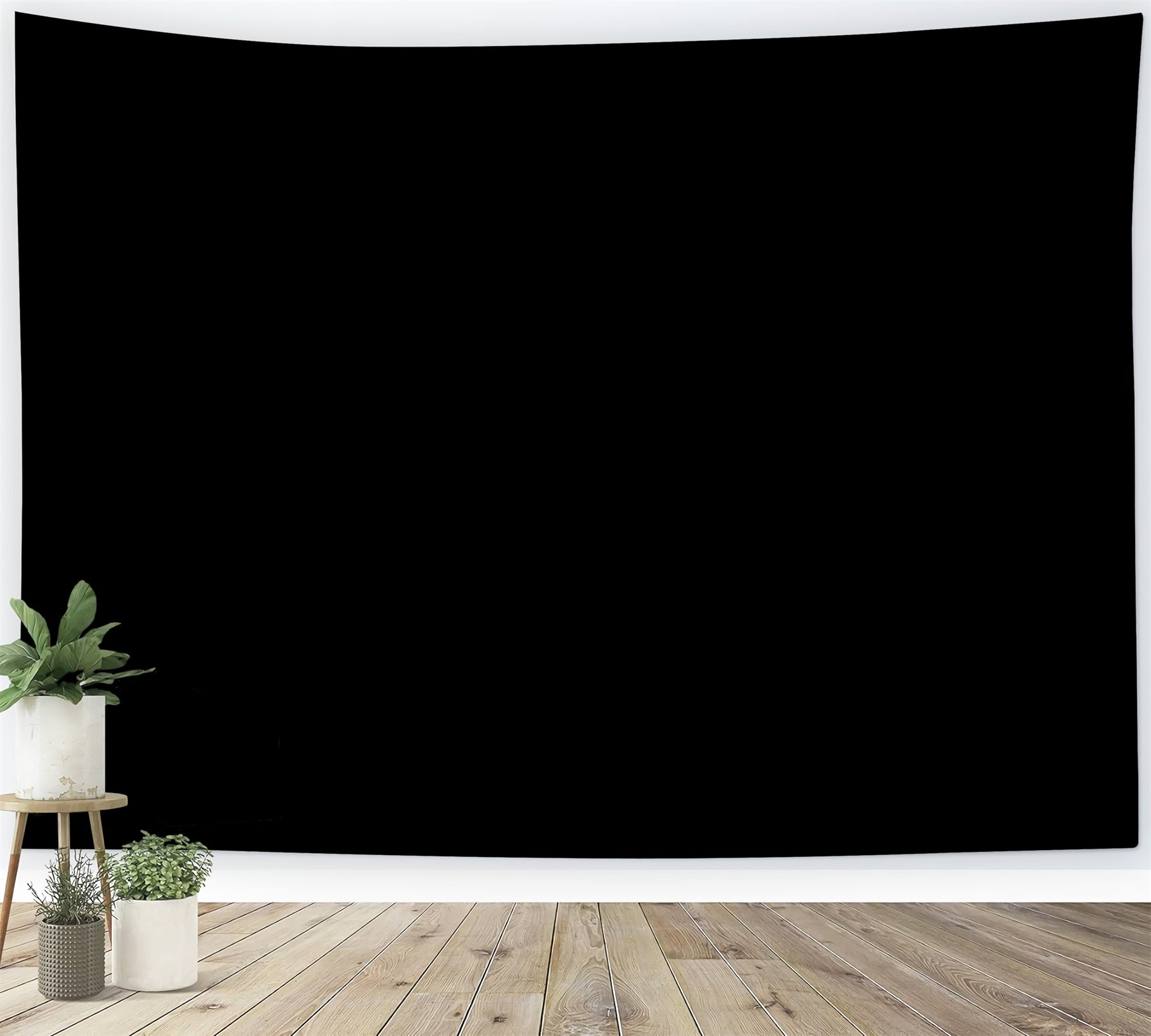 Black Photo Backdrop Classic Black Solid Backdrop UK CJJ3-77