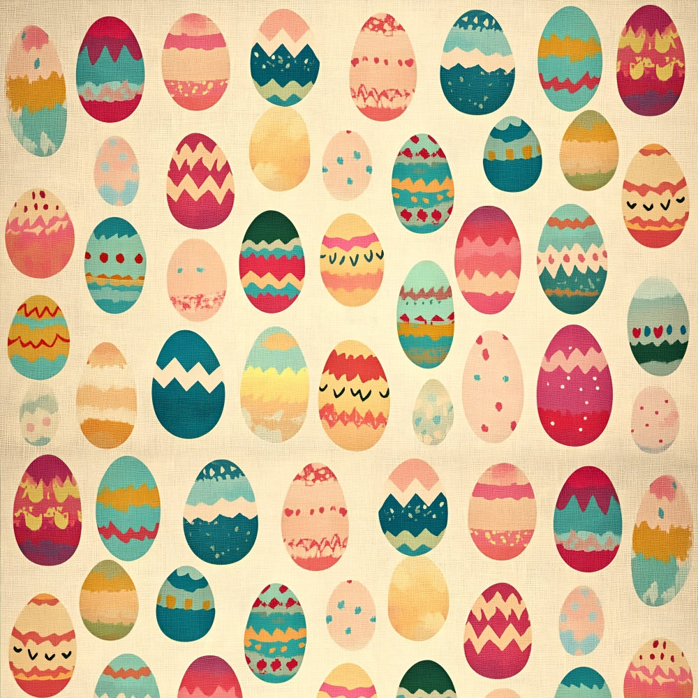 Easter Backdrops Photography Hand-Painted Festive Egg Backdrop UK CSH2-102